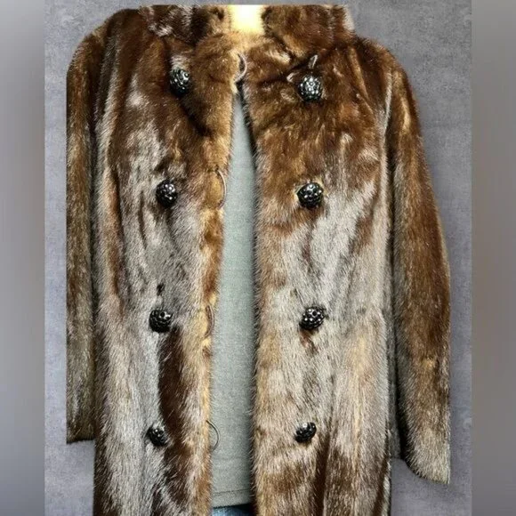 Vintage O'Neil's Mink Fur Coat SIZE 6